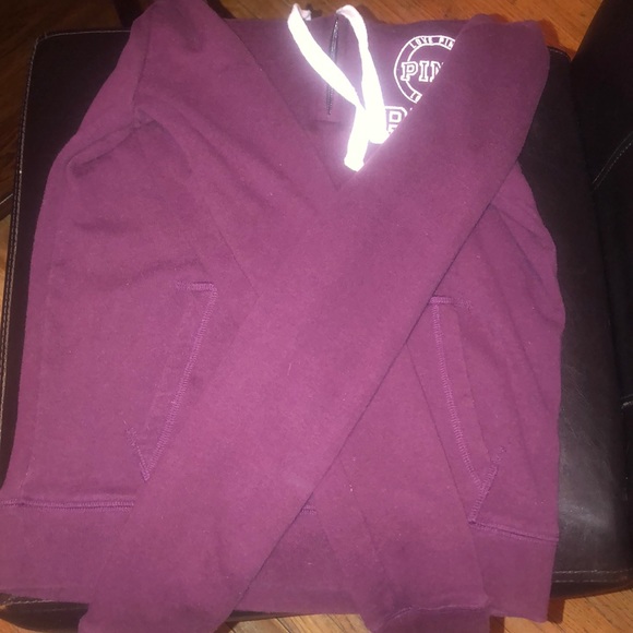 burgundy hoodie - Picture 2 of 3